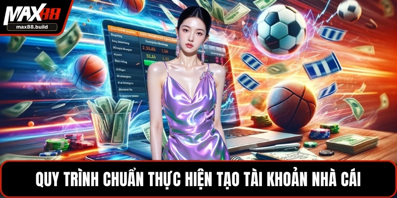 Quy trình chuẩn thực hiện tạo tài khoản nhà cái